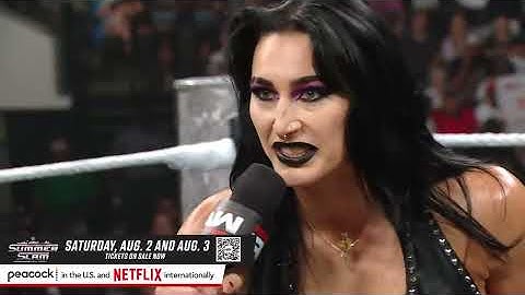 FULL SEGMENT: Rhea Ripley and IYO SKY to challenge Naomi at SummerSlam: Raw, July 14, 2025