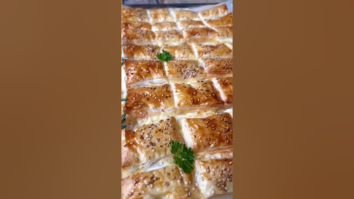 Blätterteig mit Käse-Schinken Füllung | www.15Minutenrezepte.de