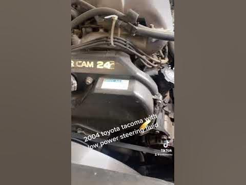 Tacoma with low power steering fluid - YouTube