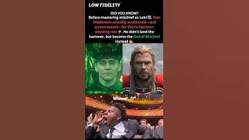 ⚡️Tom Hiddleston as Thor?! 😱