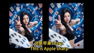ComfyUI Apple Sharp single-image generation of 3D Gaussian models