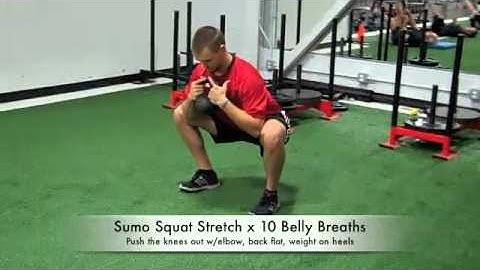 Sumo Squat Stretch