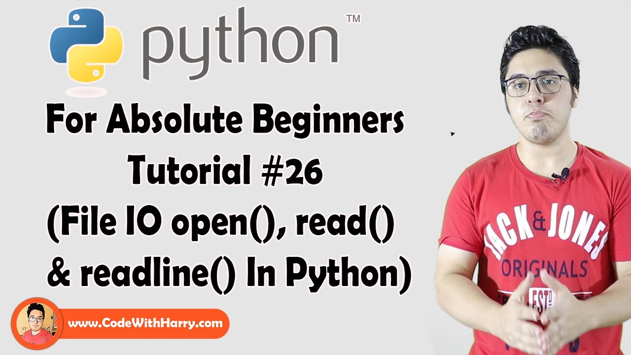 Open(), Read() & Readline() For Reading File | Python Tutorials For ...