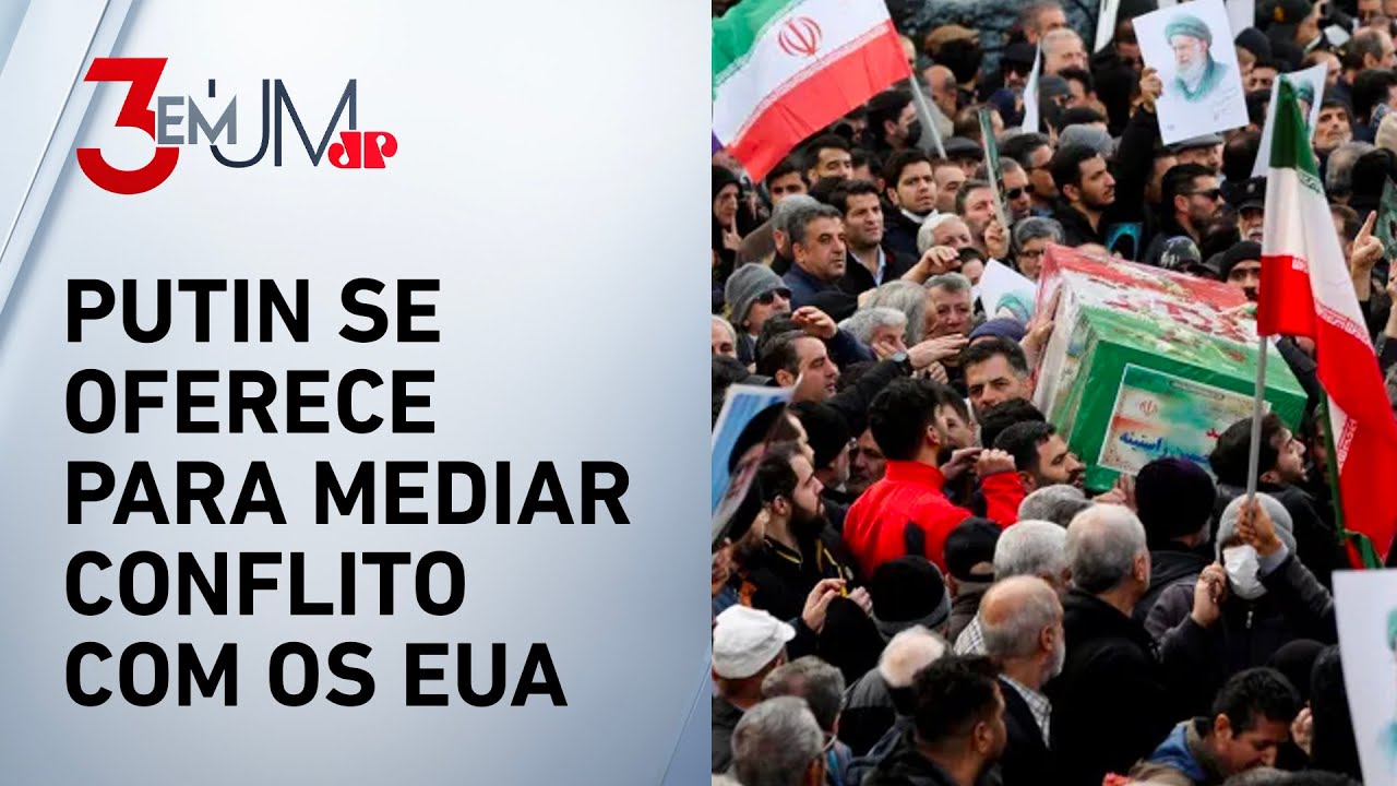 Irã confirma três mil presos em protestos contra o regime do país