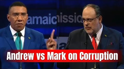 Andrew Holness and Mark Golding Square off on Corruption! #jamaicadebates 