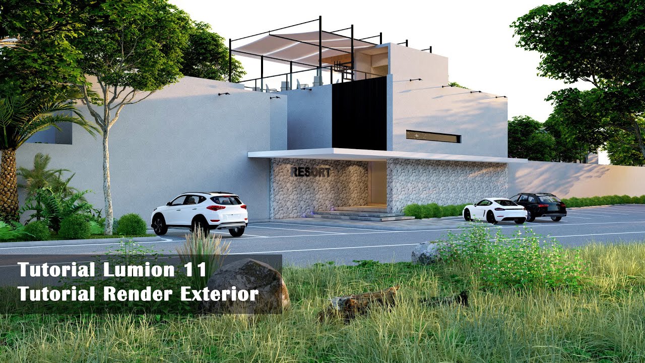 Tutorial Lumion 11 - Tutorial 14 - Tutorial Exterior - YouTube