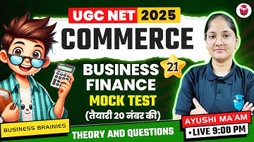 UGC NET/SET Commerce Unit 4 Business Finance | UGCNET Paper 2 Commerce 2025 Important Questions