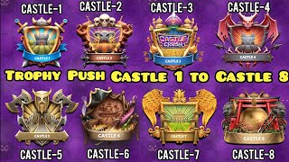 Castle 1 To Castle 9 Journey! 🔥 All Castle Reaching Gameplay - Castle Crush