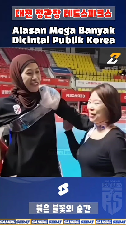 WOW‼️Megawati's Politeness and Friendliness⁉️#megawatihangestri #volikorea #redsparks #manisabbsk