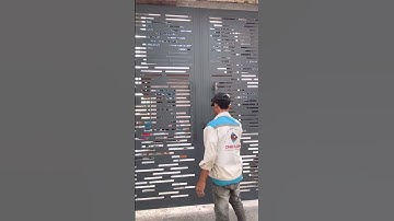 Bộ cổng 2 cánh cnc tự động - Lắp đặt tại Vinh Long #congtudong #nhadep #cong  #home #mrbeast #mr