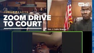 Suspended license zoom drive to court: Michigan judge reacts