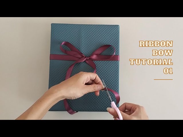 How to Wrap Your Ribbon: easy ribbon binding techniques for gift