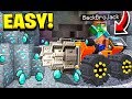 USING A MINING MACHINE TO GET DIAMONDS! (EASY)