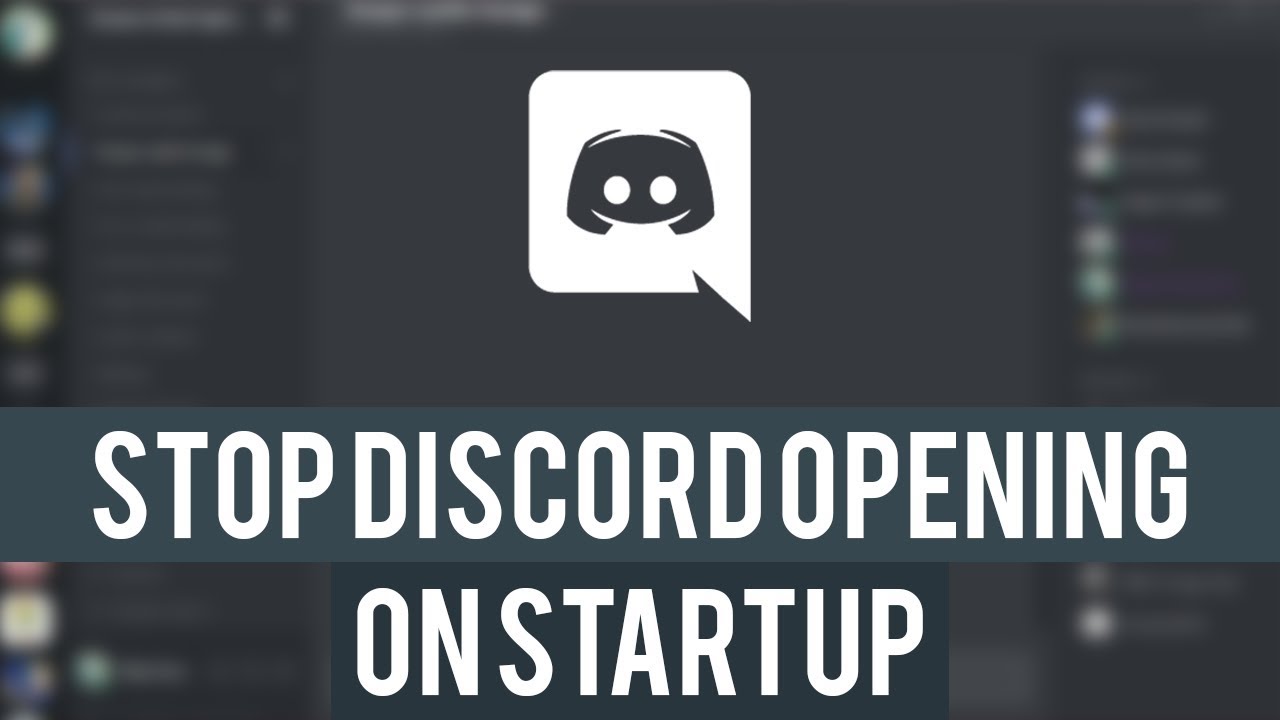 discord turn off startup