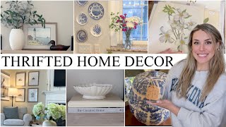 HOME DECOR IDEAS ON A BUDGET | THRIFT WITH ME, HAUL & HOW TO STYLE  THRIFTED HOME DECORATING IDEAS