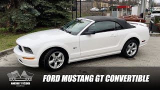 NA PRODEJ!! 2008 Ford Mustang GT CONVERTIBLE 4,6 V8 manuál Tremec I AMERIKY V ČESKU vlog