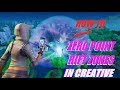 HOW TO Get The ZERO POINT RIFT ZONE In Fortnite Creative!