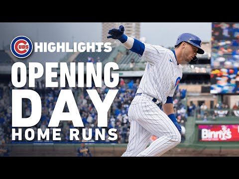 Happ's First-Pitch Homer, Grace's Tokyo Dome Dinger & More | Opening Day Cubs Home Run Highlights