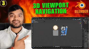 Blender 3D Viewport Navigation Explained: Complete Beginner Guide 🔥