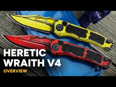 Heretic Wraith V4 - Cel Shade MagnaCut Bowie Automatic Overview