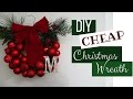 DIY Cheap Christmas Wreath