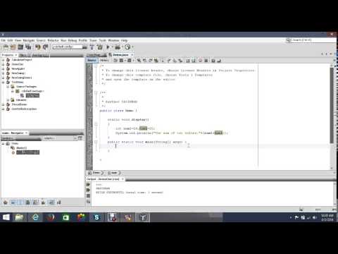 static methods in netbeans by sasidhar vongimalla