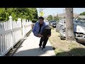 Andy gross splitman is back  magician cut in half car crash prank dont text and drive