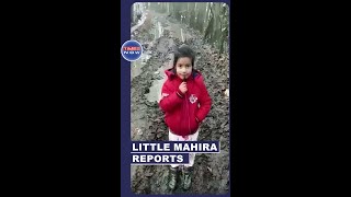 Little Mahira Irfan Reports On Bad Roads From Kashmir screenshot 2