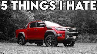 5 THINGS I HATE ABOUT MY NEW 2023 TOYOTA HILUX ROGUE // + Bonus Feature