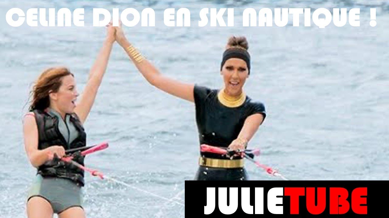 Céline Dion et Julie Snyder en ski nautique sur le fleuve St-Laurent !