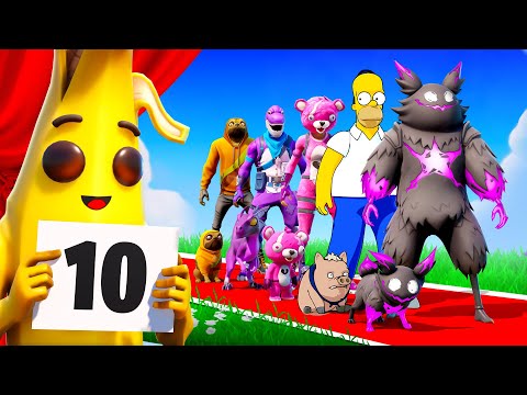 J'ai Organisé Un Défilé De Mode Spécial MASCOTTES Sur Fortnite !