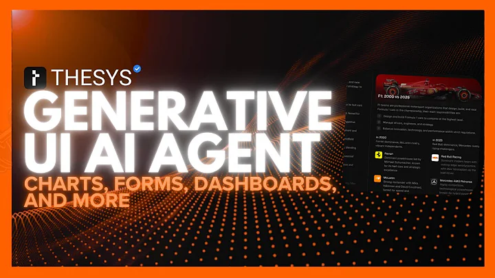 Thesys C1: First-Ever Generative UI API - Build Interactive AI Apps & Agent!