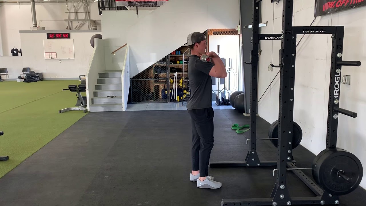 Front Rack Reverse Lunge - YouTube