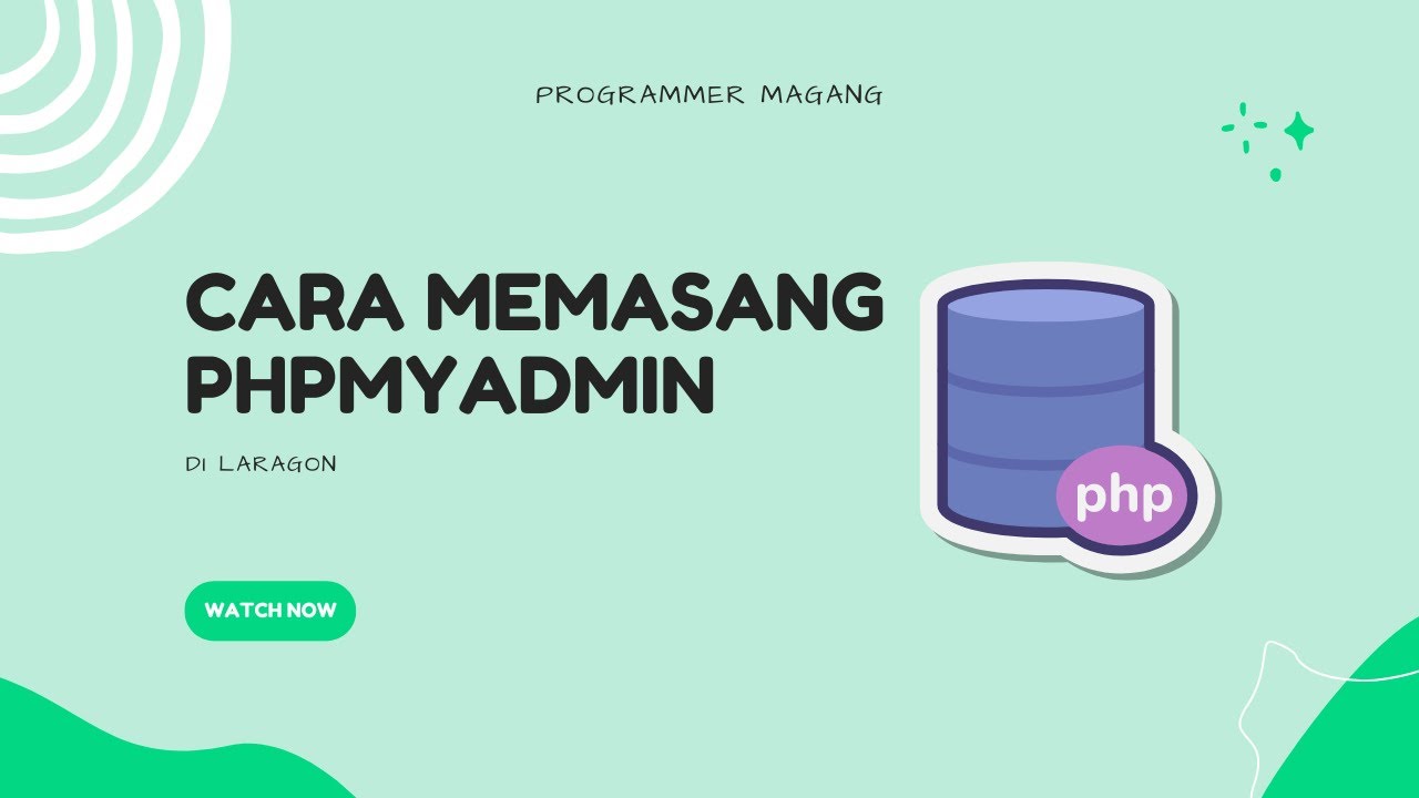 cara-menginstall-phpmyadmin-di-laragon-terbaru-youtube