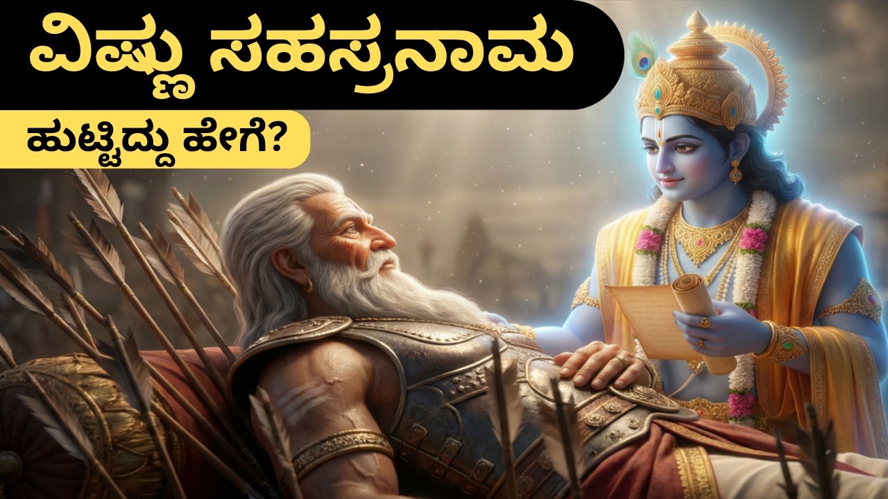 ವಿಷ್ಣು ಸಹಸ್ರನಾಮ ಹುಟ್ಟಿದ್ದು ಹೇಗೆ? | ಈ ಮಹಾನ್ ಕಥೆಯನ್ನು ಕೇಳಿದರೆ ಬಡತನ ದೂರವಾಗುತ್ತದೆ!