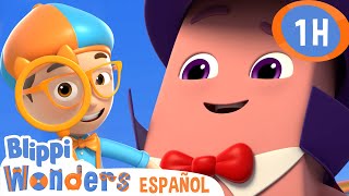 Hombre Borrador | Blippi Wonders | Caricaturas para niños | Videos educativos para niños by Blippi Wonders Animación infantil  4,010 views 2 days ago 1 hour, 4 minutes