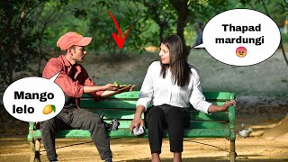 Mango lelo🥭 Prank on cute girl 😂 || Classy ashish