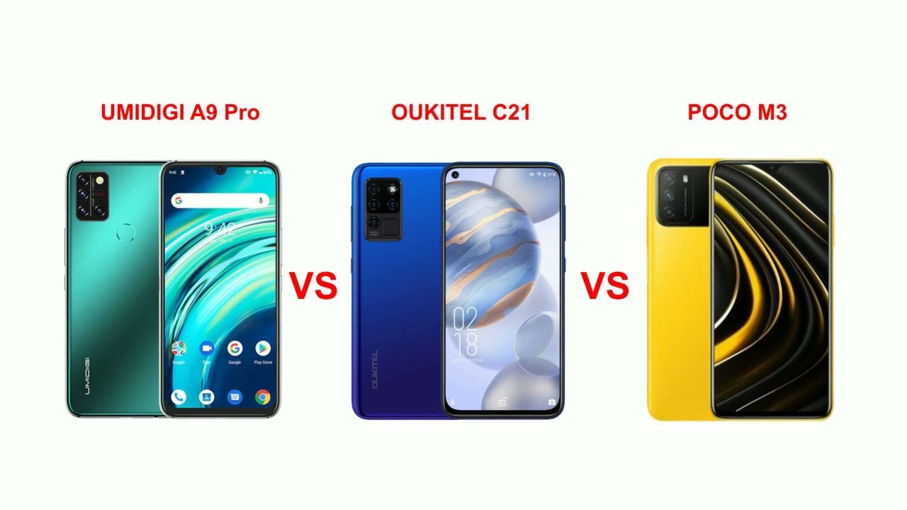 Oukitel C21 Pro Vs Poco M3 Vs Umidigi Pro Links In The Description Youtube