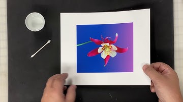 How to create a deckle edge on a giclée print