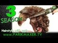 Прическа из локонов на коротких волосах Hairstyle with curls. parikmaxer tv парикмахер тв