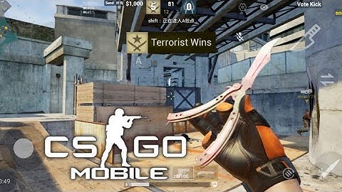 CSGO Mobile Unreal Engine 4 All Weapons Showcase 😳