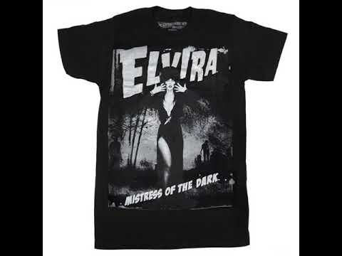 Kreepsville 666 Men's Elvira Grey Zombie T-Shirt Black Horror At Nichenoire