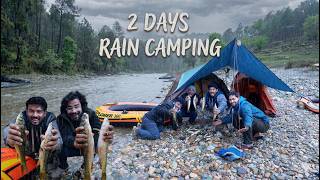 2 Days Heavy Rain Camping & Fishing in the Rivers | Day 2 @tripsense