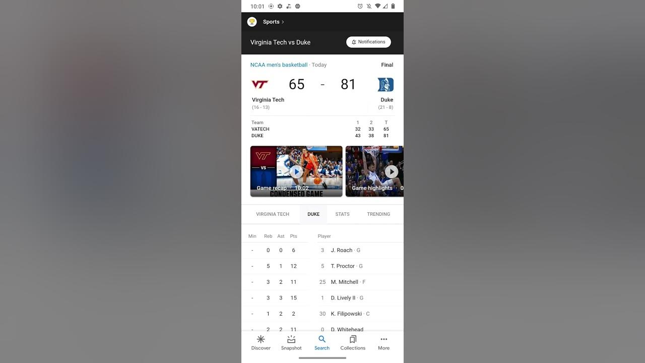 NCAA Men's basketball scores YouTube
