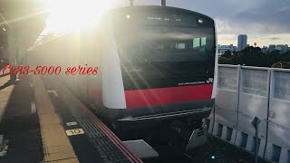 E233系5000番台 F51編成 快速蘇我行き 新木場駅発車