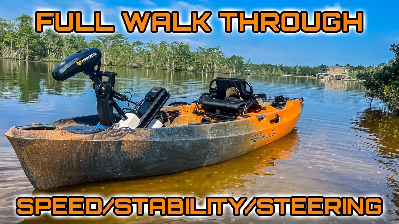 The MOST ADVANCED Fishing Kayak on the Market!! OLD TOWN SPORTSMAN AUTO  PILOT 120 FULL REVIEW 