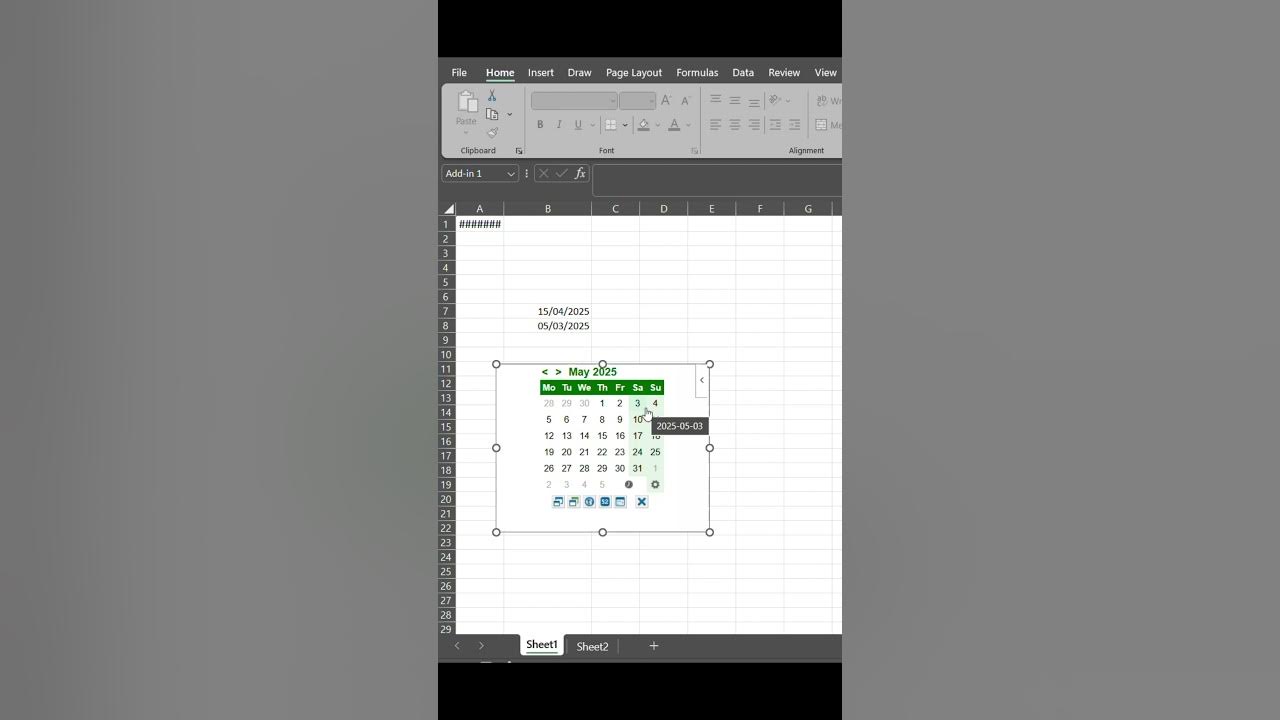 Master Your Schedule How To Add A Mini Calendar In Excel YouTube master-your-schedule-how-to-add-a-mini-calendar-in-excel-youtube