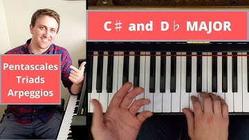 8. C-sharp and D-flat Major Pentascale, Triad, and Arpeggio (Enharmonic 5- finger Warmup)