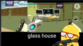 I MAKE GLASS HOUSE IN CHICKEN GUN PART 7 (SAD YT CHICKEN)