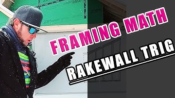 House Framing Math - How To Build a Rake Wall Like a Pro
